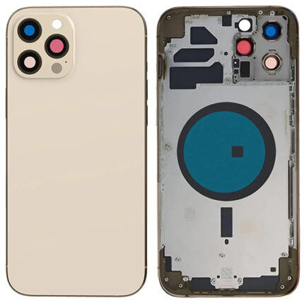 BACK COVER + FRAME IPHONE 12 PRO MAX GOLD