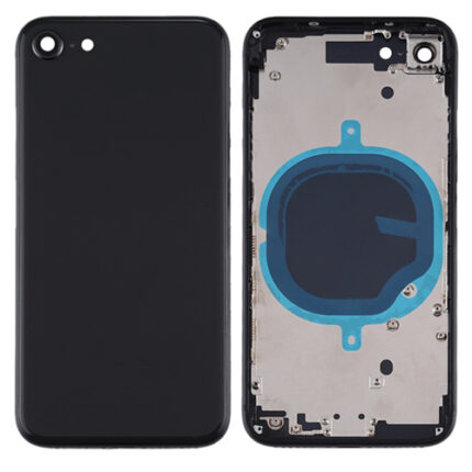 BACK COVER + FRAME IPHONE 8 BLACK