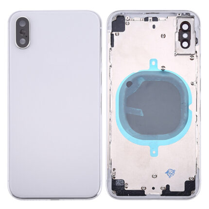 BACK COVER + FRAME IPHONE X WHITE
