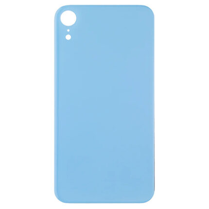 BACK COVER IPHONE XR BIG HOLE AZZURRA