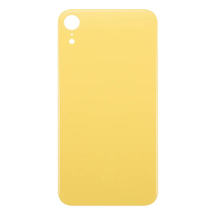 BACK COVER IPHONE XR BIG HOLE GIALLA