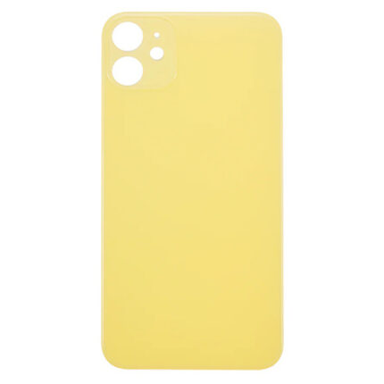 BACK COVER IPHONE 11 BIG HOLE GIALLA