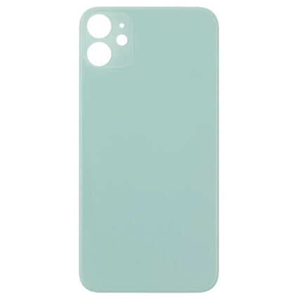 BACK COVER IPHONE 11 BIG HOLE VERDE ACQUA