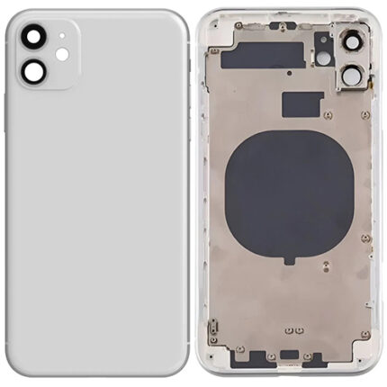 BACK COVER + FRAME IPHONE 11 BIANCA