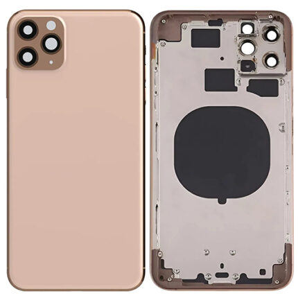 BACK COVER + FRAME IPHONE 11 PRO GOLD