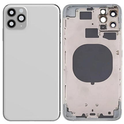 BACK COVER + FRAME IPHONE 11 PRO MAX BIANCA