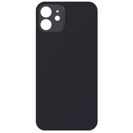 BACK COVER IPHONE 12 BIG HOLE NERA
