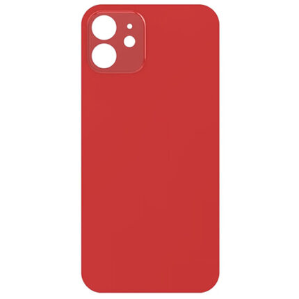 BACK COVER IPHONE 12 BIG HOLE ROSSA