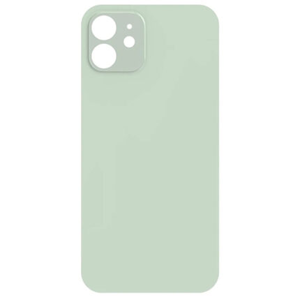 BACK COVER IPHONE 12 BIG HOLE VERDE CHIARO