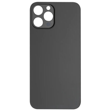 BACK COVER IPHONE 12 PRO MAX BIG HOLE NERA