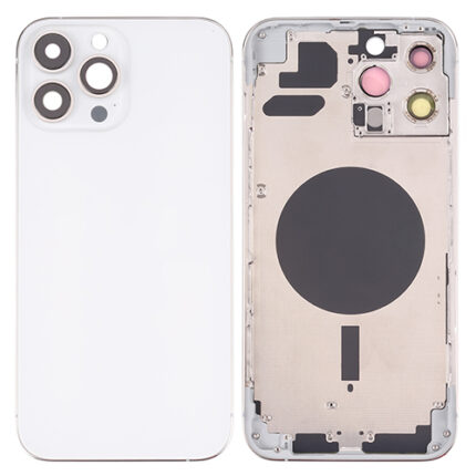 BACK COVER + FRAME IPHONE 13 PRO ARGENTO