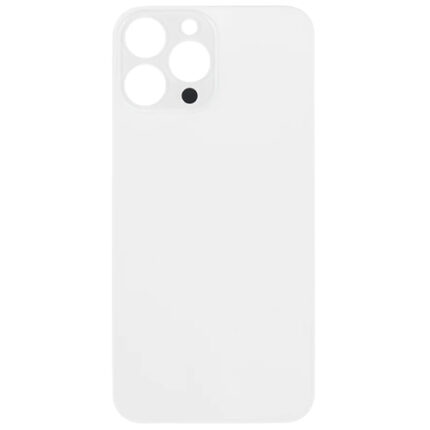BACK COVER IPHONE 13 PRO MAX BIG HOLE ARGENTO