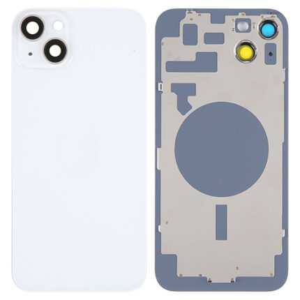 BACK COVER IPHONE 14 BIANCA (CON VETRO FOTOCAMERA)