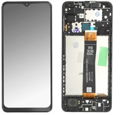 LCD SAMSUNG A12 2021 A127 SERVICE PACK CON FRAME