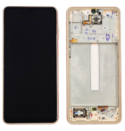 LCD SAMSUNG A33 5G A336 PEACH GOLD SERVICE PACK