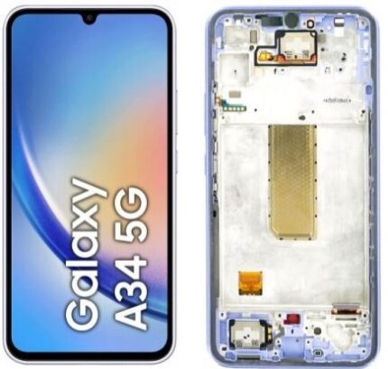 LCD SAMSUNG A34 5G A346B LIGHT VIOLET SERVICE PACK