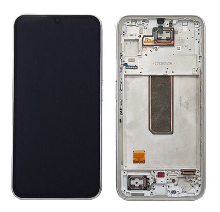 LCD SAMSUNG A34 5G A346B SILVER SERVICE PACK