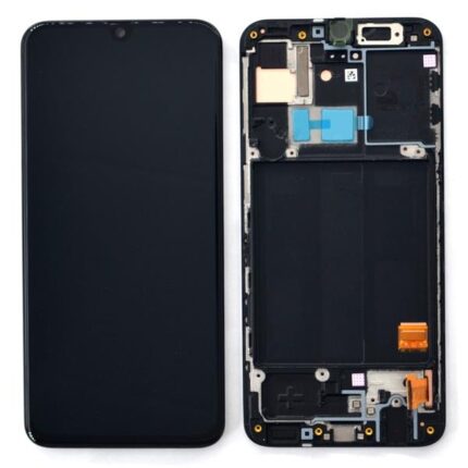 LCD SAMSUNG A40 A405 BLACK SERVICE PACK