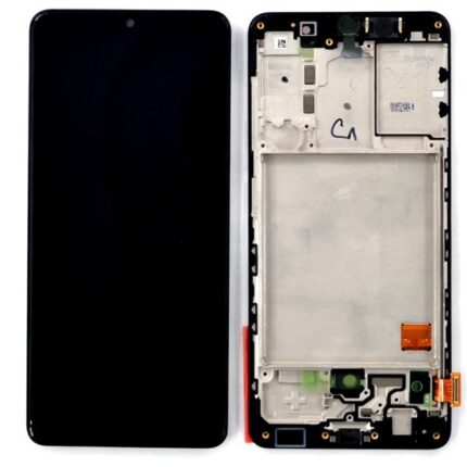 LCD SAMSUNG A41 A415 BLACK SERVICE PACK