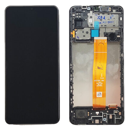 LCD SAMSUNG M12 M127F BLACK SERVICE PACK