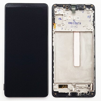 LCD SAMSUNG M53 5G M536B BLACK SERVICE PACK CON FRAME