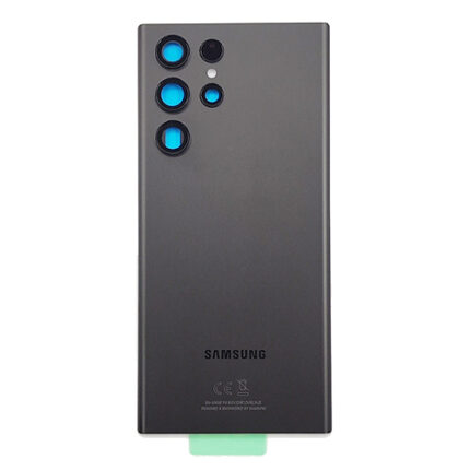 BACK COVER SAMSUNG S22 ULTRA 5G S908 BLACK (CON VETRO FOTOCAMERA)