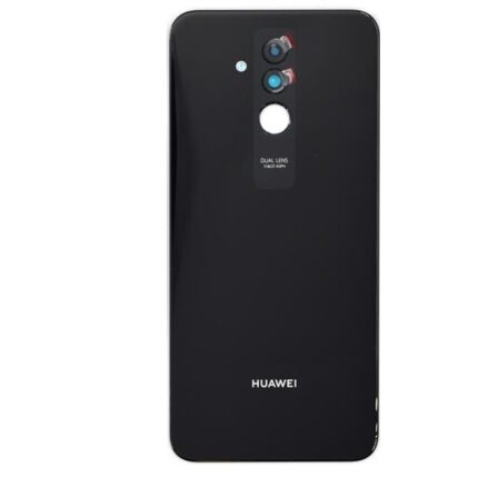 BACK COVER HUAWEI MATE 20 LITE BLACK (CON VETRO FOTOCAMERA)