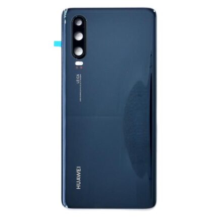 BACK COVER HUAWEI P30 BLACK (CON VETRO FOTOCAMERA)