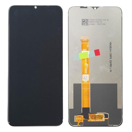 LCD REALME C21Y/ C25Y BLACK - RMX3261/ RMX3263 SERVICE PACK NO FRAME