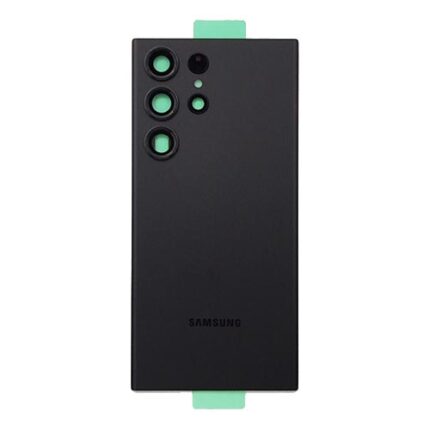 BACK COVER SAMSUNG S23 ULTRA 5G S918 BLACK (CON VETRO FOTOCAMERA)