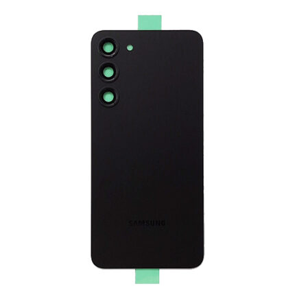 BACK COVER SAMSUNG S23 5G S911B BLACK (CON VETRO FOTOCAMERA)