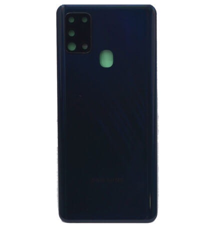 BACK COVER SAMSUNG A21S A217F BLACK (CON VETRO FOTOCAMERA)