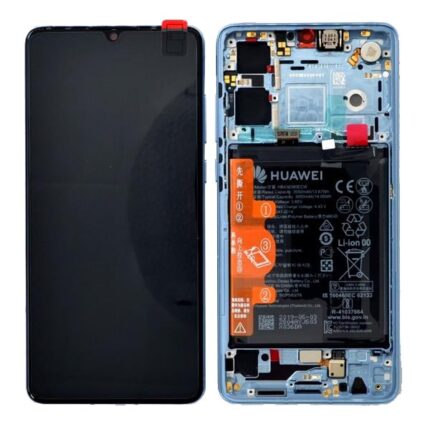 LCD HUAWEI P30 CRISTALLO SERVICE PACK (CON FRAME E BATTERIA)