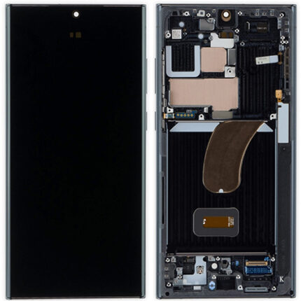 LCD SAMSUNG S23 ULTRA S918 BLACK SERVICE PACK