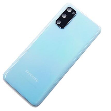 BACK COVER SAMSUNG S20 G980F BLU (CON VETRO FOTOCAMERA)