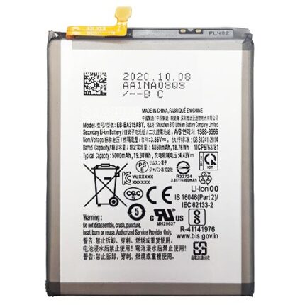 BATTERIA SAMSUNG A22 4G A225/ A31 A315/ A32 4G A325/ A72 5G A726B COMPATIBILE