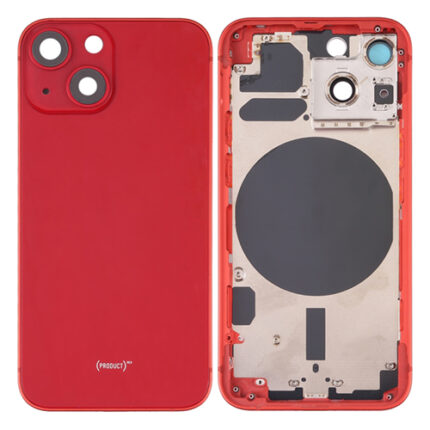 BACK COVER + FRAME IPHONE 13 ROSSA