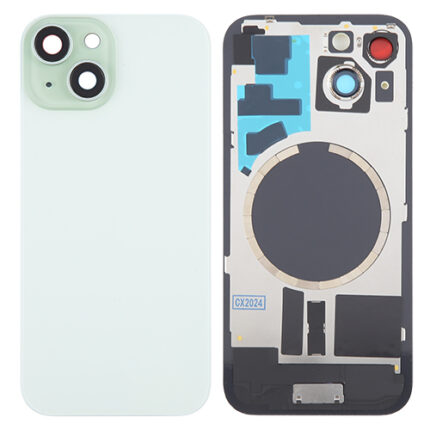 BACK COVER + VETRO FOTOCAMERA IPHONE 15 VERDE