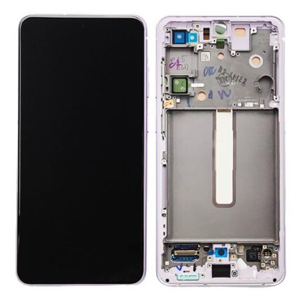 LCD SAMSUNG S21 FE G990 LAVANDER SERVICE PACK