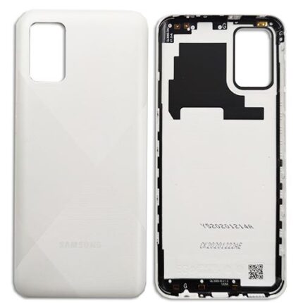 BACK COVER SAMSUNG A02S A025G BIANCO