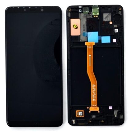 LCD SAMSUNG A9 2018 A920F BLACK SERVICE PACK