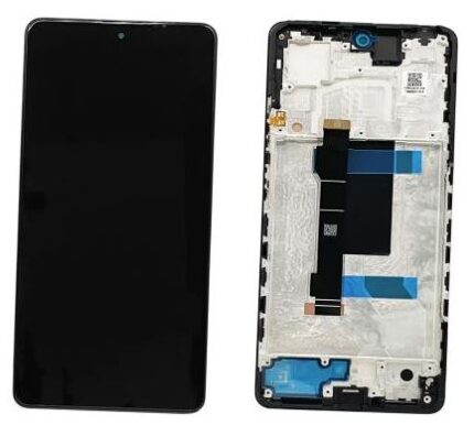 LCD REDMI NOTE 12 PRO 5G BLACK SERVICE PACK CON FRAME