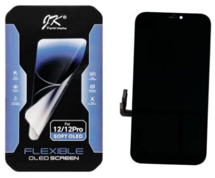 LCD IPHONE 12/ 12 PRO BLACK JK SOFT OLED - IC SWAPPABLE
