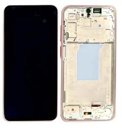 LCD SAMSUNG A26 5G A266B PEACH PINK SERVICE PACK CON FRAME