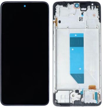 LCD REDMI NOTE 14 4G BLACK SERVICE PACK CON FRAME