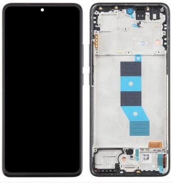 LCD REDMI NOTE 14 5G BLACK SERVICE PACK CON FRAME