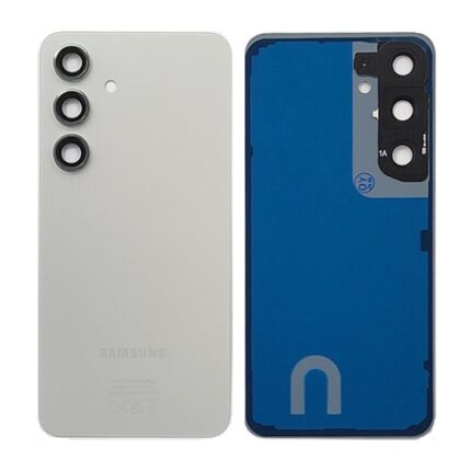 BACK COVER SAMSUNG S24 5G S921B GRIGIA (CON VETRO FOTOCAMERA)