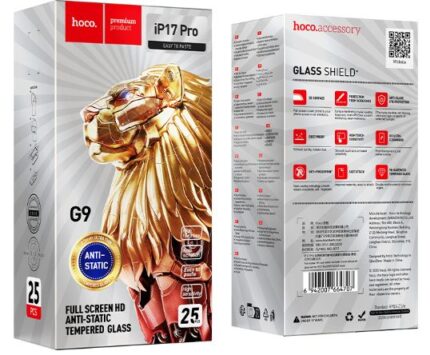 PELLICOLA VETRO HOCO G9 IPHONE 17 PRO - SET 25 pz