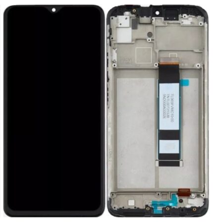 LCD REDMI 9T/ POCO M3 SERVICE PACK BLACK CON FRAME